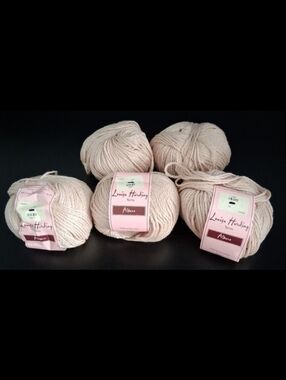 NWT Lot Of 5 Louisa Harding Albero Blush Pink Cotton/Lempur Viscose Knit Yarn